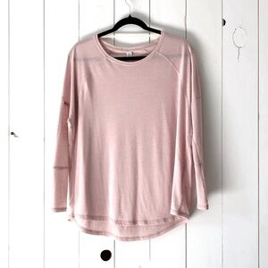 Alternative Petal Pink Long Sleeve Oversized Top Size XS Small